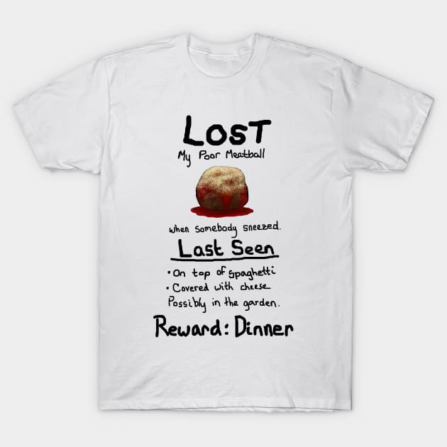 Lost: Meatball T-Shirt by ChePanArt